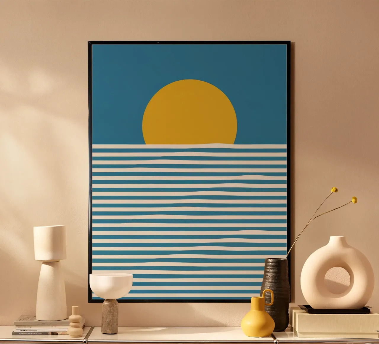 Golden Ocean Lullaby poster by Moonlite Desire