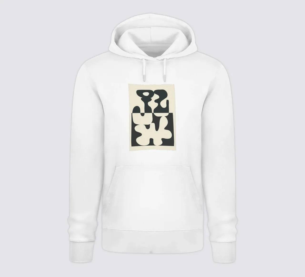 Duality in Motion 1 felpa con cappuccio da cityart