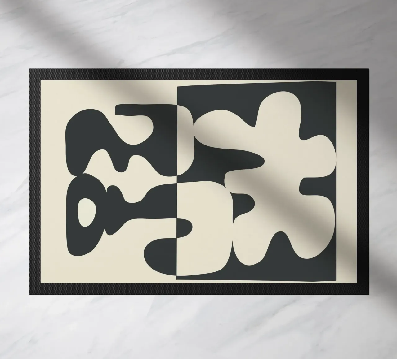 Duality in Motion 1 deurmat van cityart