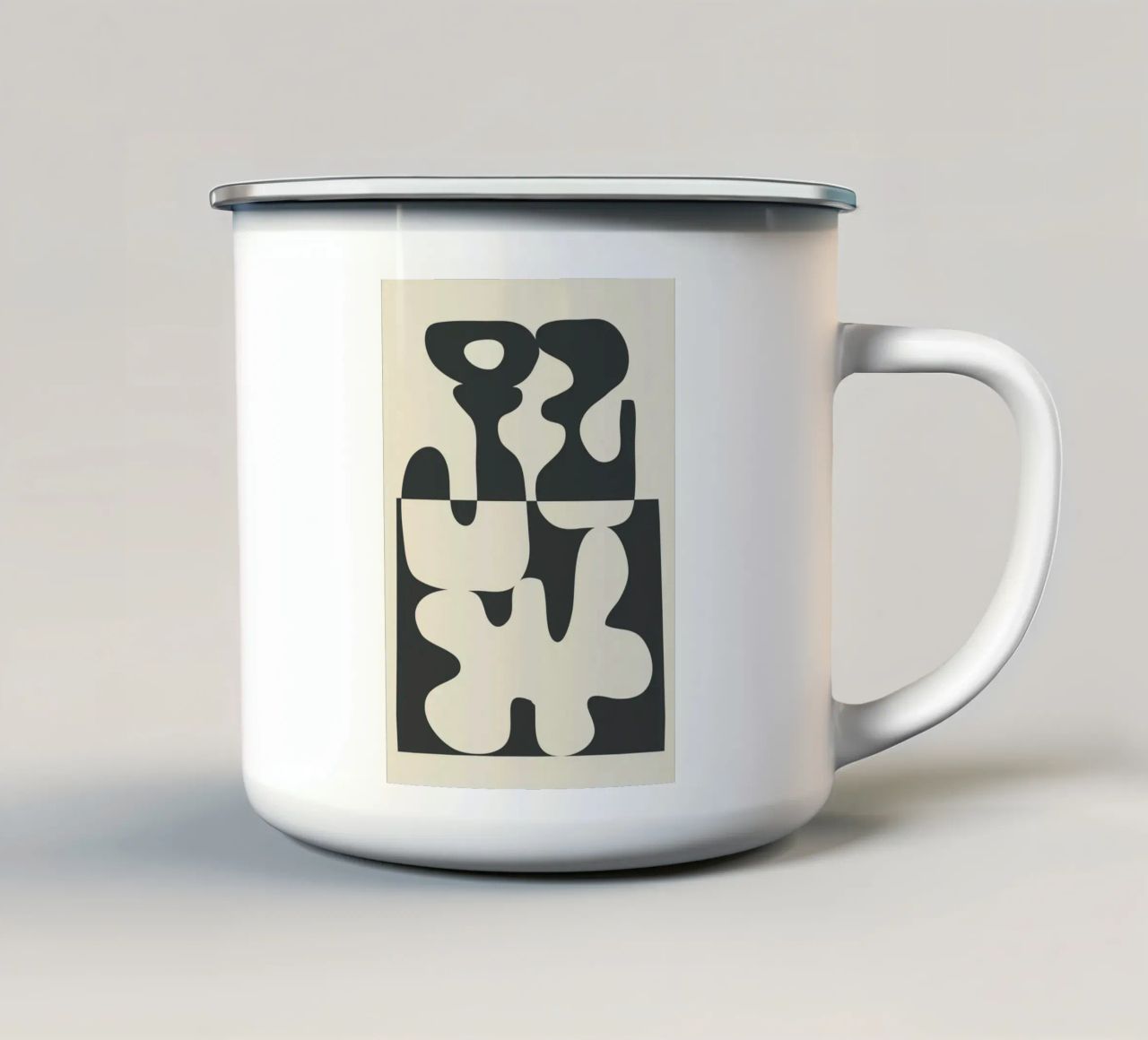 Duality in Motion 1 tazza in smalto da cityart