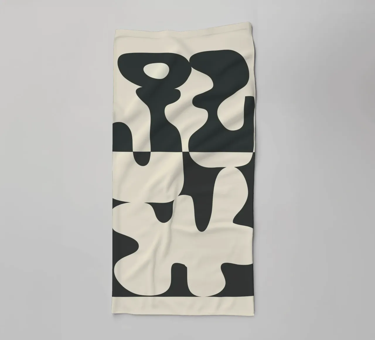 Duality in Motion 1 asciugamano da bagno da cityart