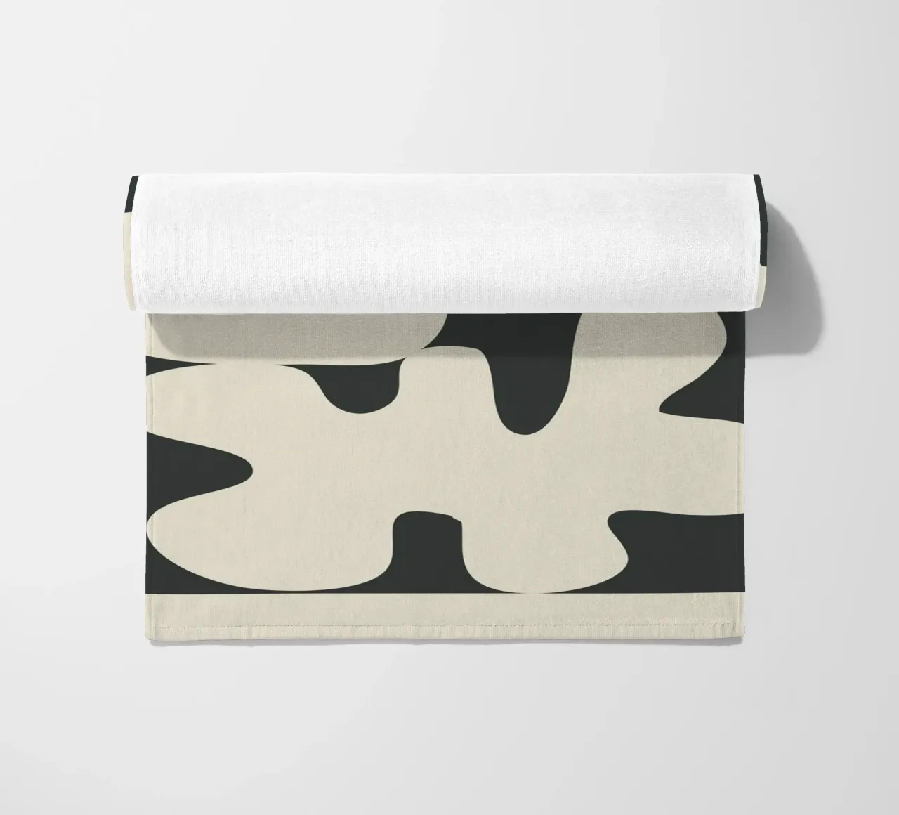 Duality in Motion 1 beach towel by cityart