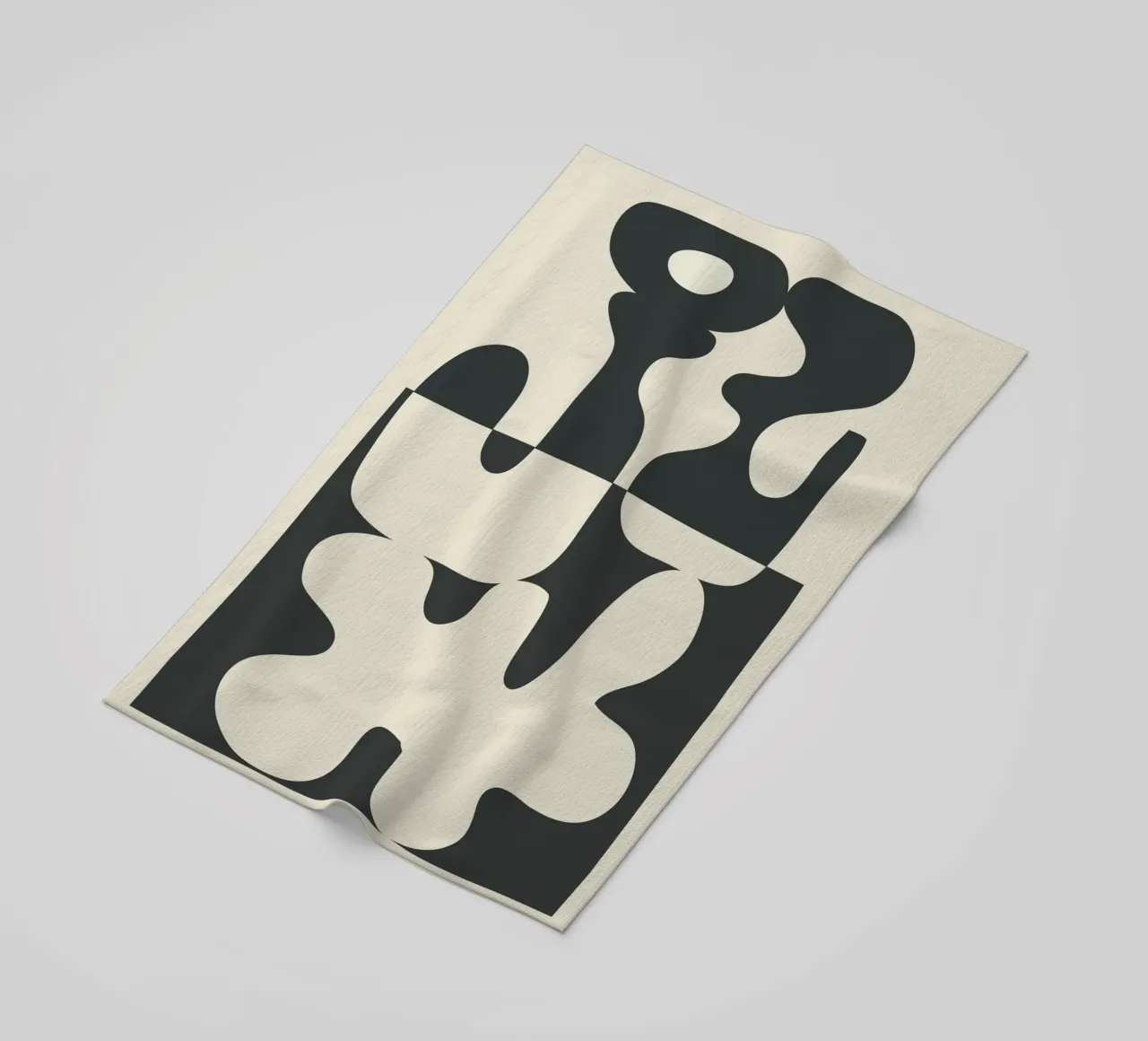 Duality in Motion 1 beach towel by cityart