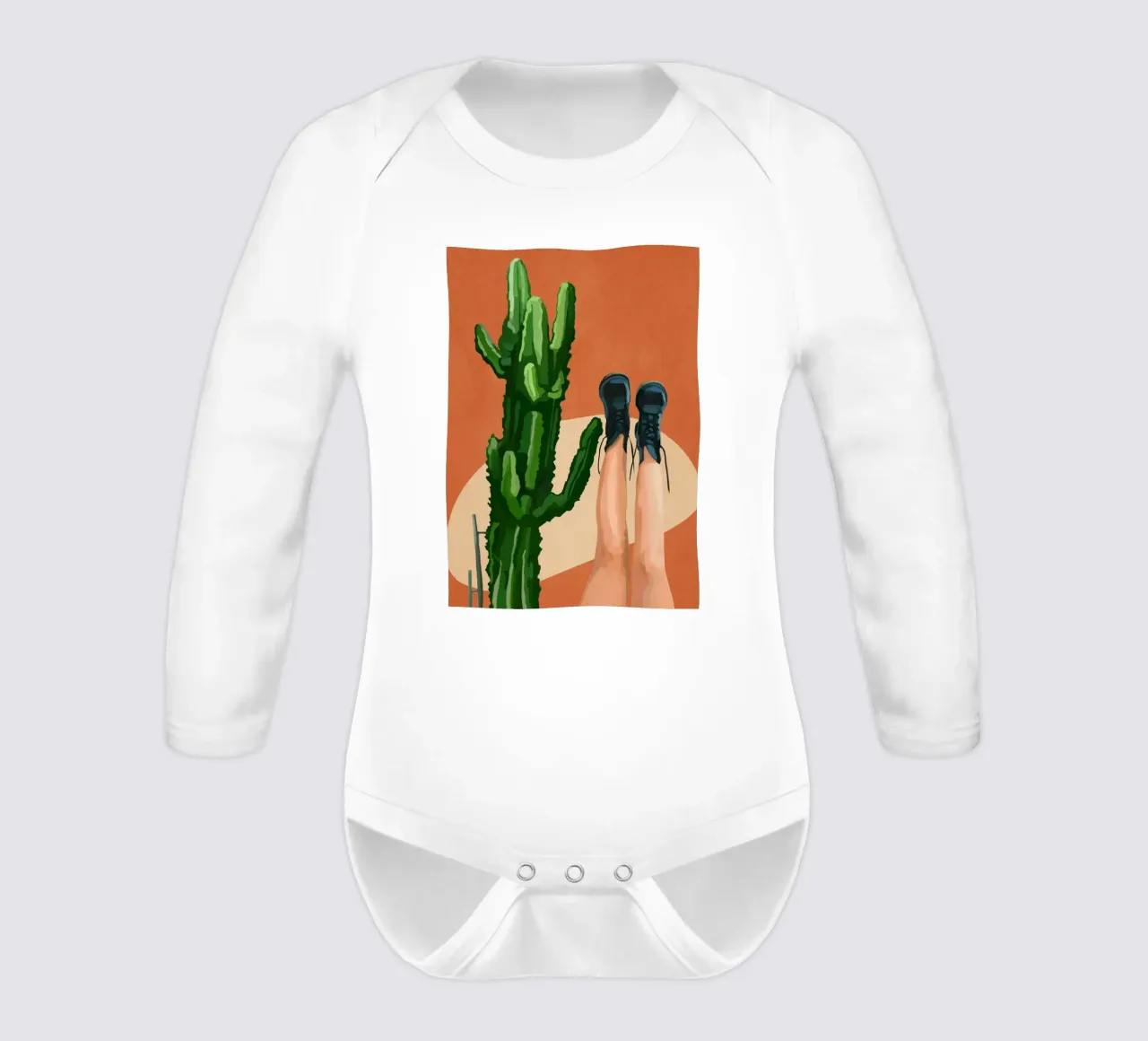 I Know That Feeling 2 long-sleeve baby romper by cityart