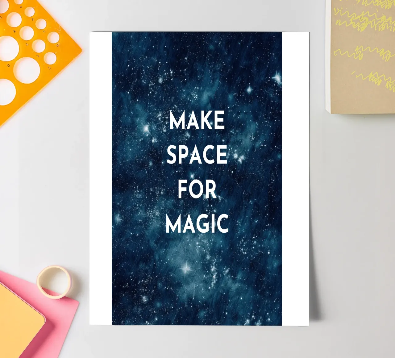 Make Space for Magic sticker sheet by Words by Niki