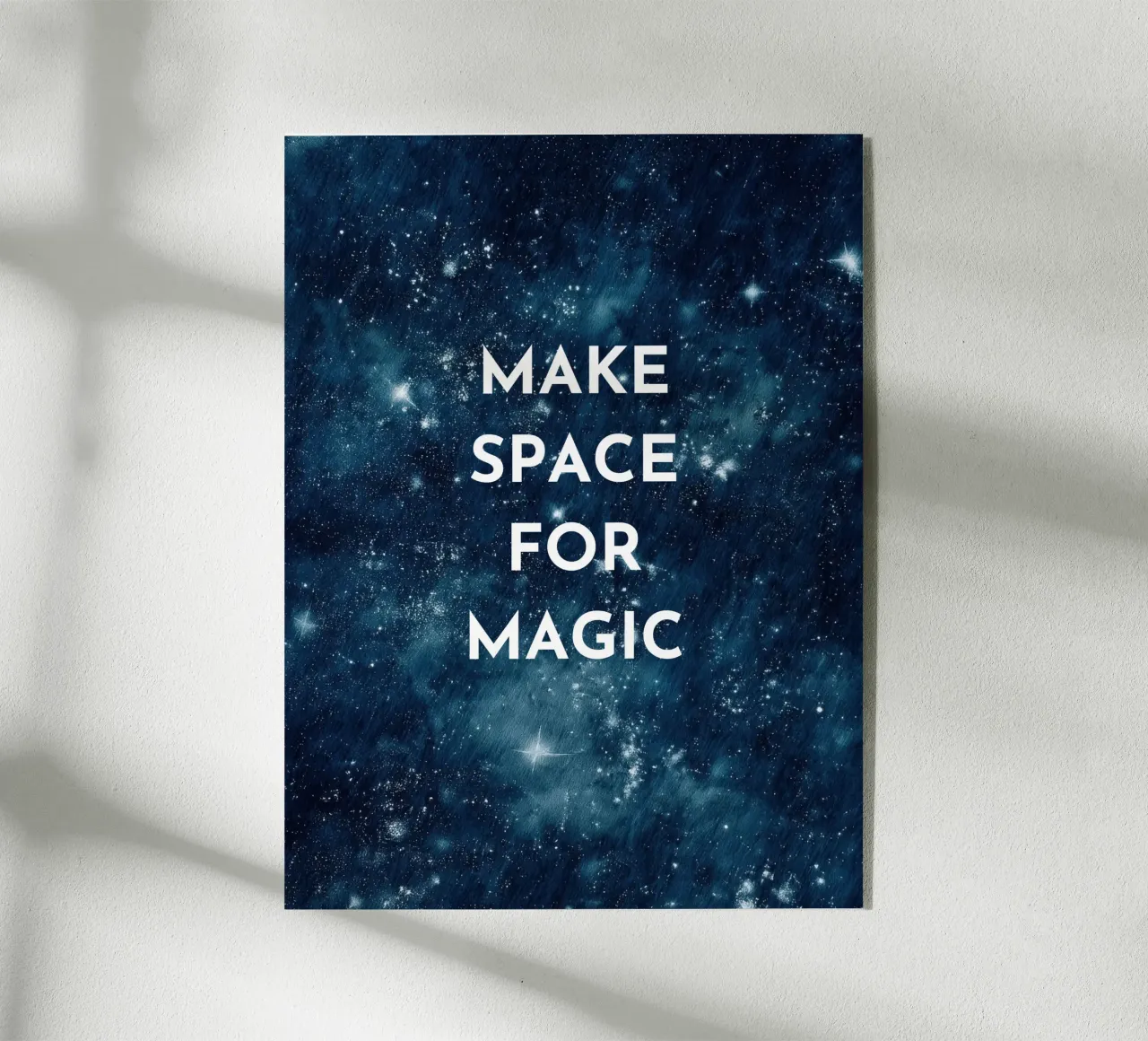 Fate spazio alla magia plexiglass da Words by Niki