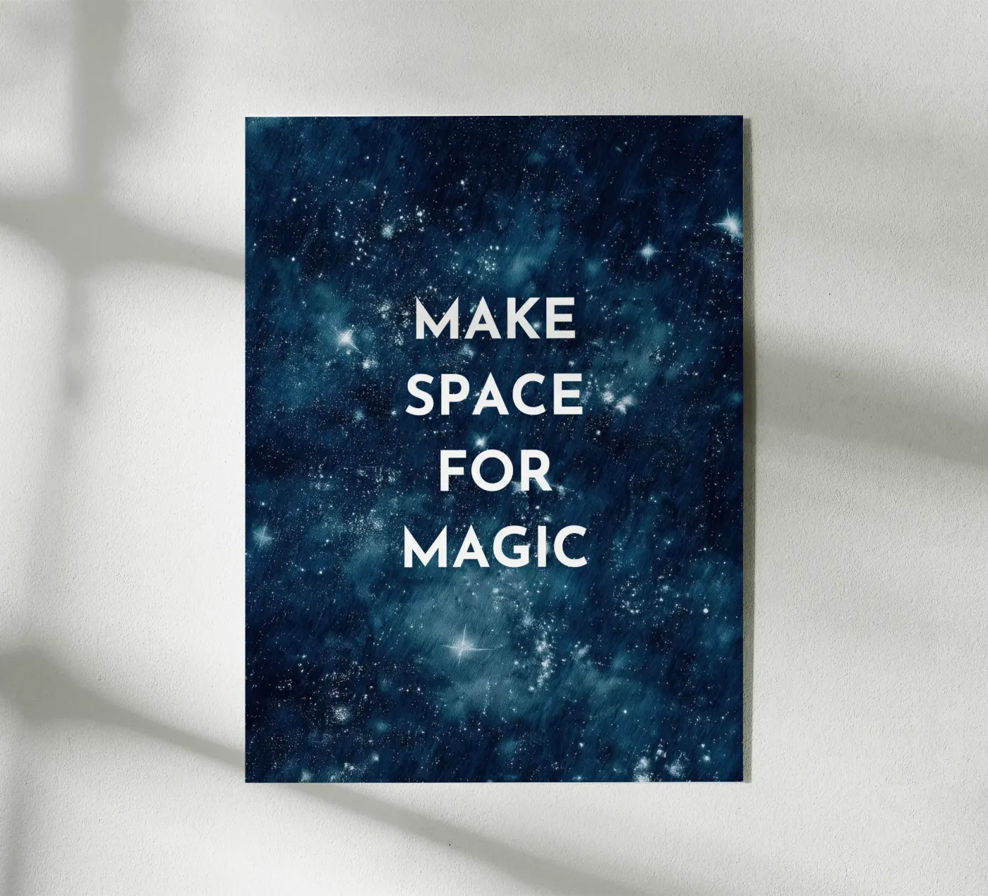 Fate spazio alla magia plexiglass da Words by Niki