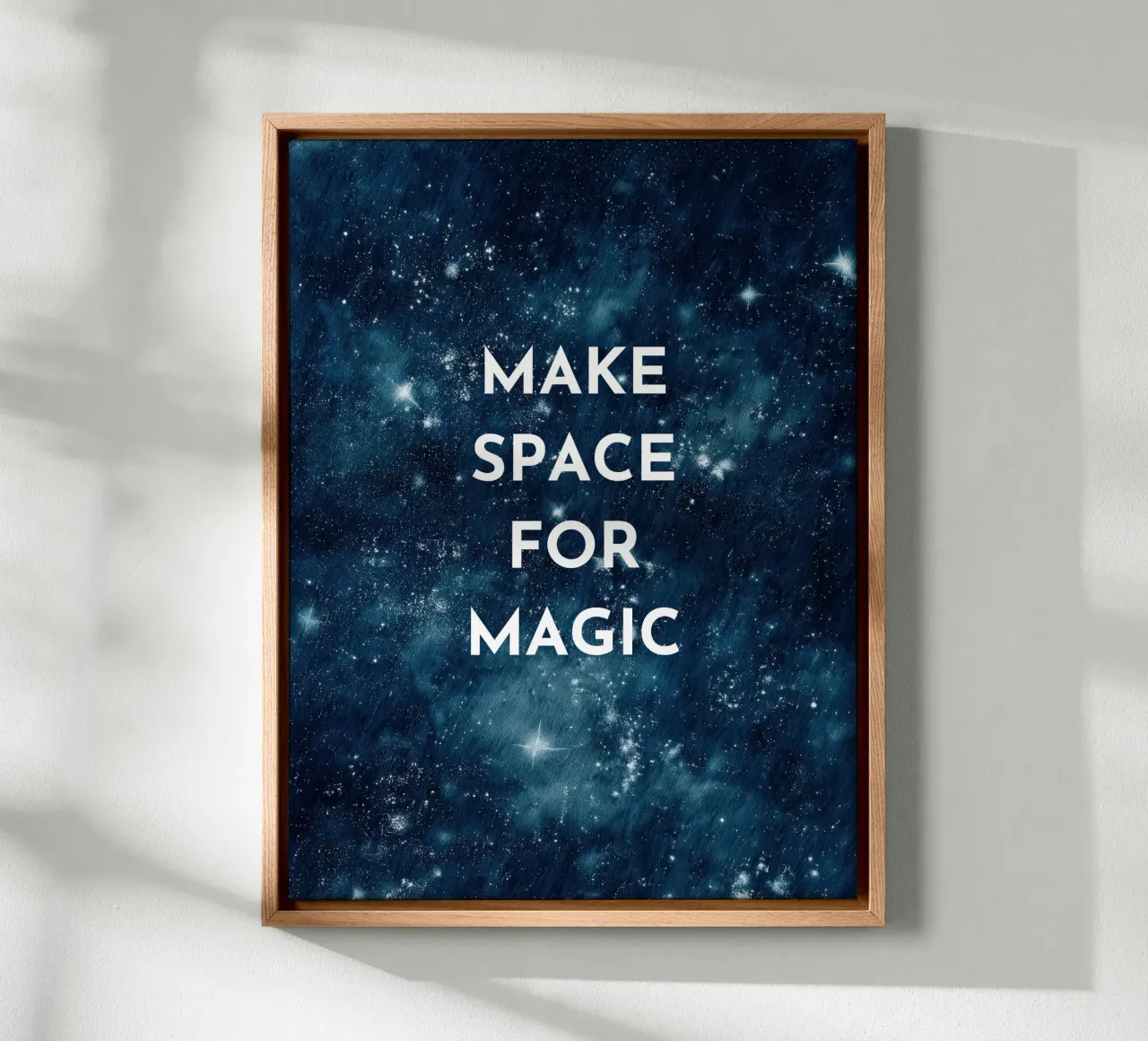 Fate spazio alla magia tela da Words by Niki