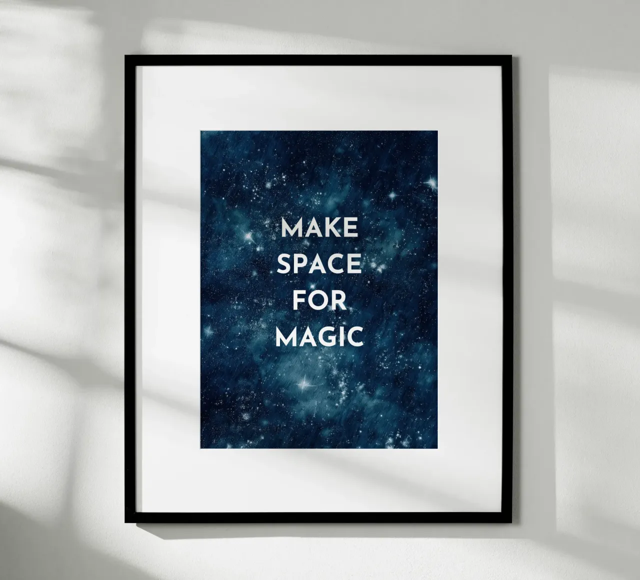 Make Space for Magic poster by Words by Niki