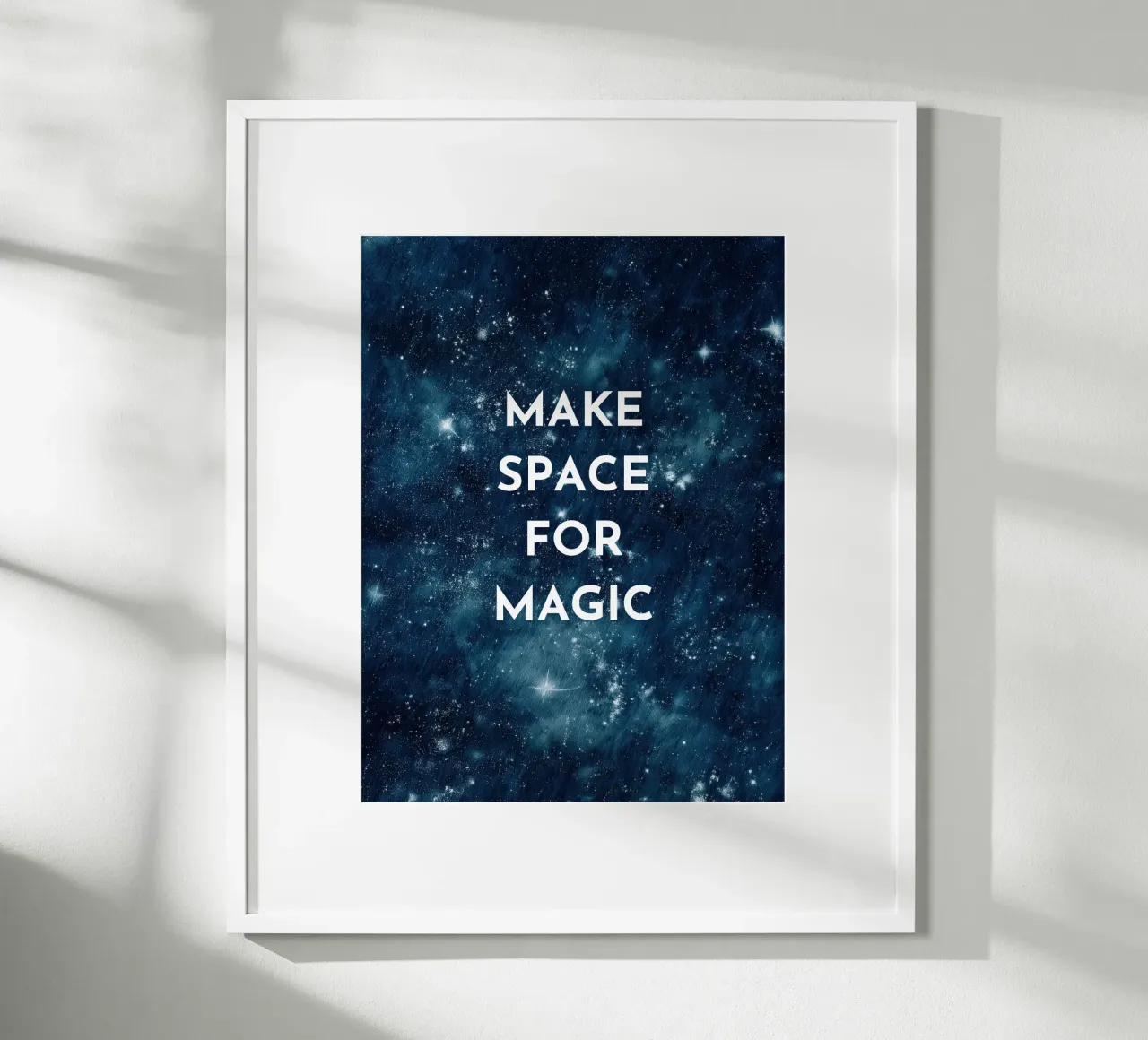 Make Space for Magic poster by Words by Niki