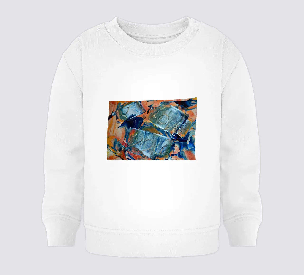 MESSAGE CACHÉ. JE T'AIME sweat pour bébé de Thierry Vobmann Abstract painting