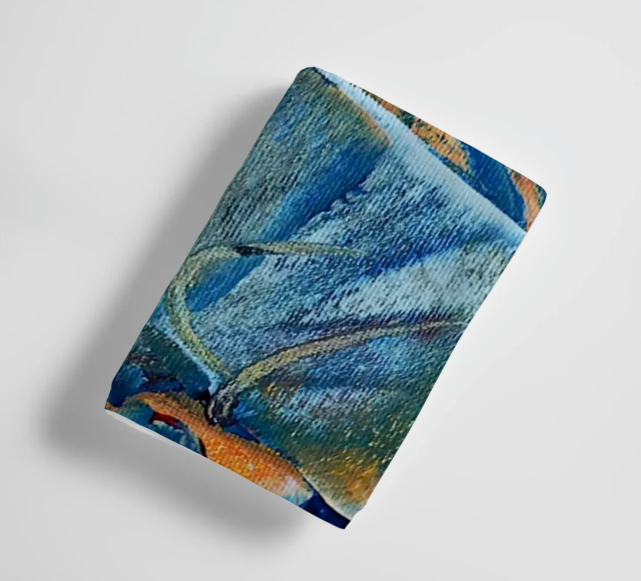 MESSAGE CACHÉ. JE T'AIME serviette de bain de Thierry Vobmann Abstract painting