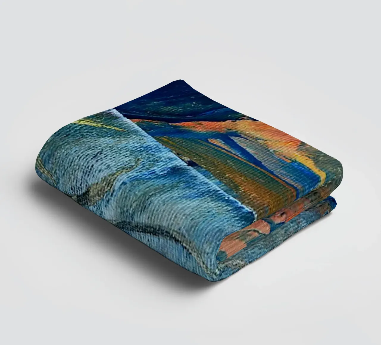 MESSAGE CACHÉ. JE T'AIME serviette de bain de Thierry Vobmann Abstract painting