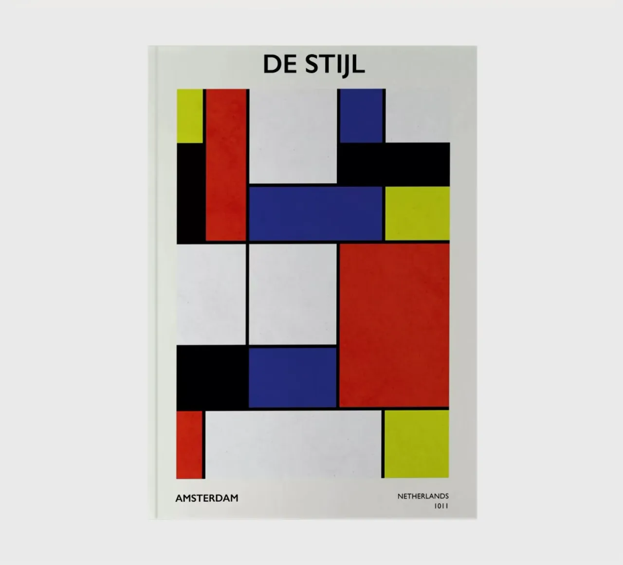 De Stijl notebook by Pure