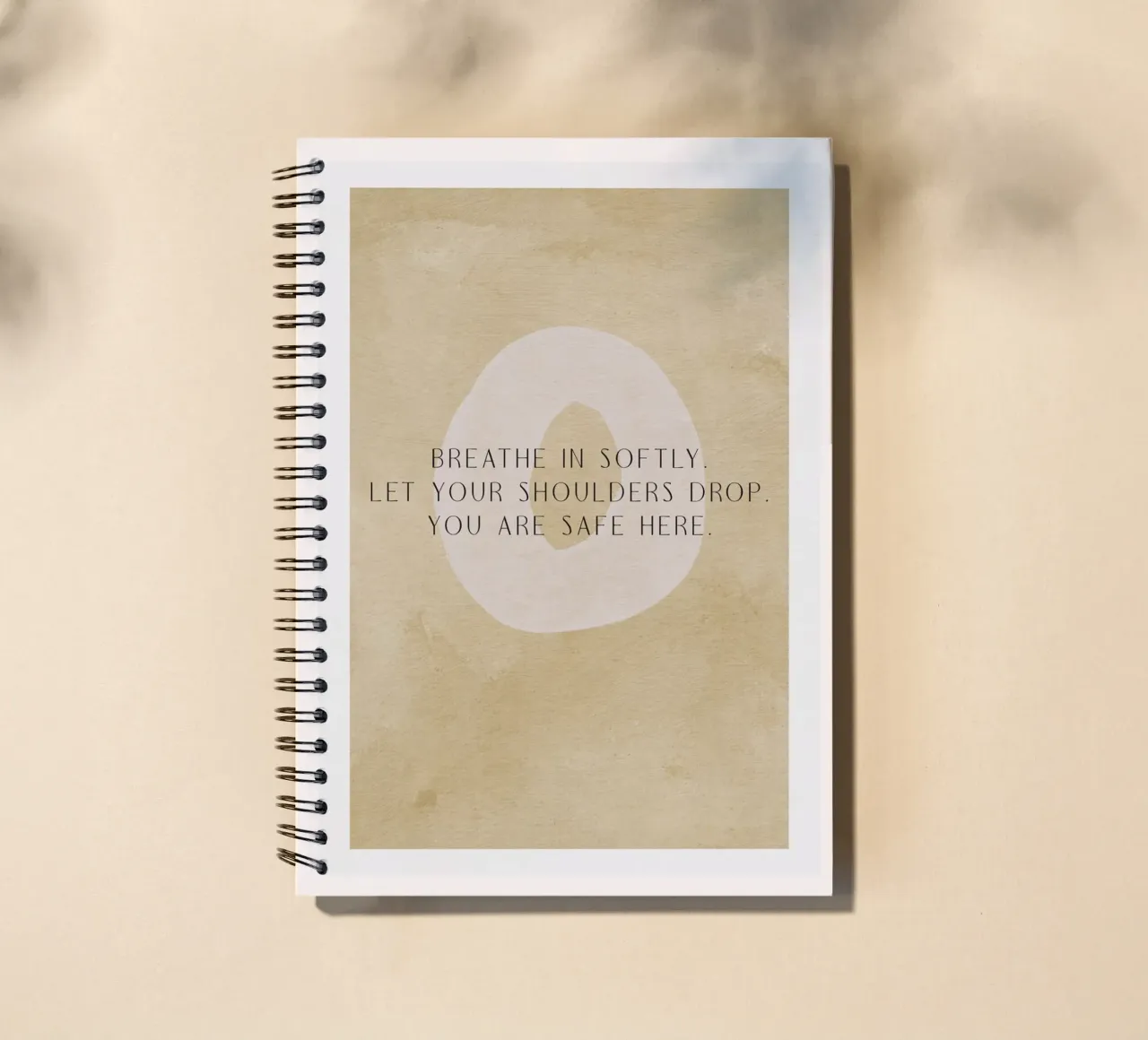 Breathe In Softly spiral notebook by treechild