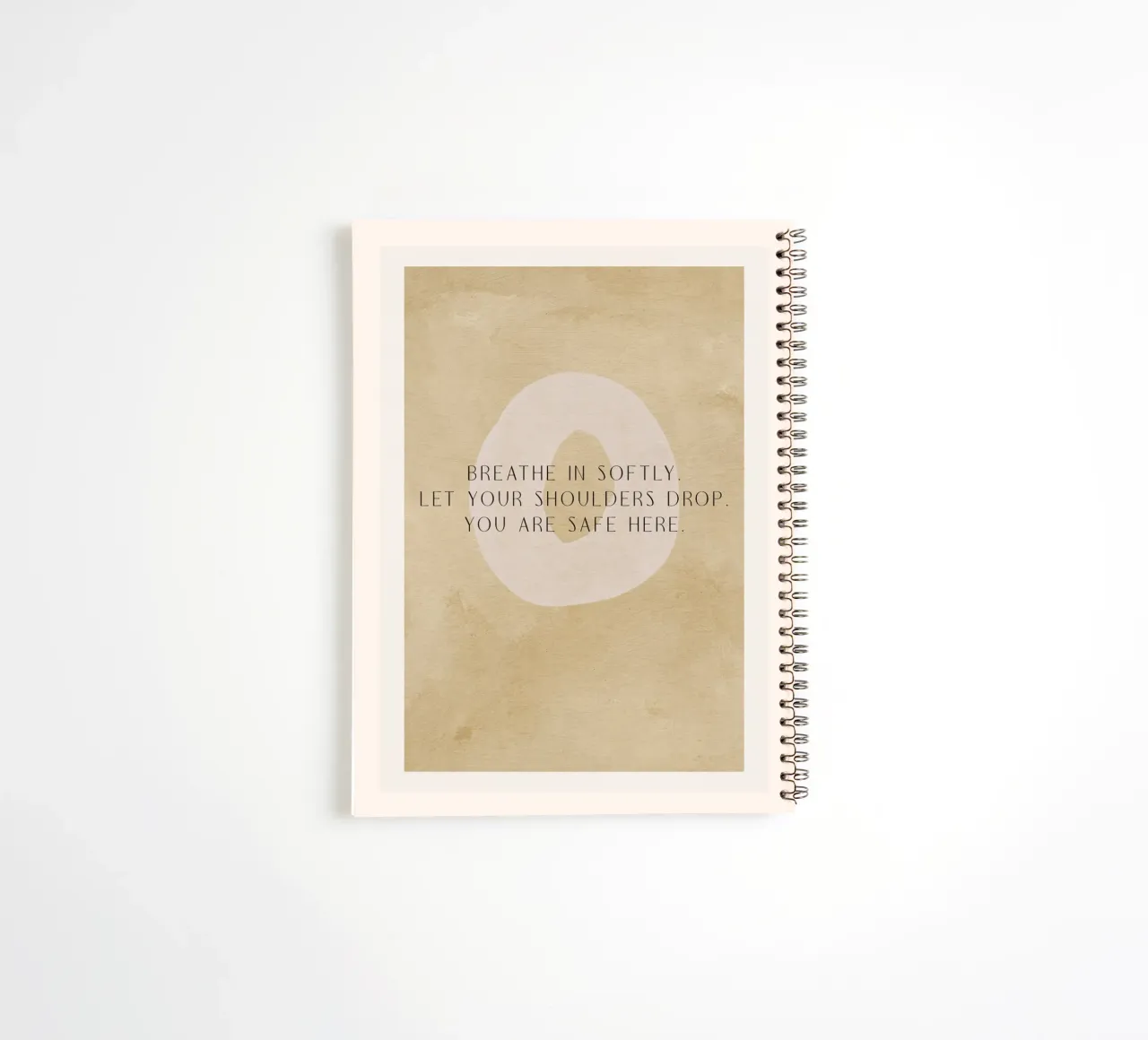 Breathe In Softly spiral notebook by treechild