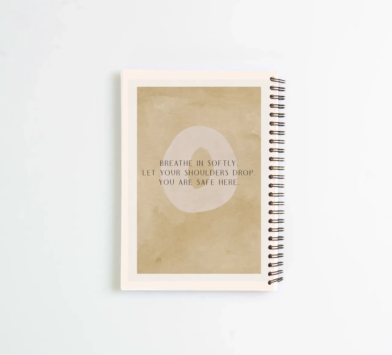 Breathe In Softly spiral notebook by treechild