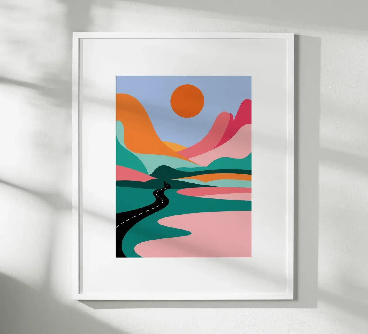 Viaggio tortuoso in pastello poster da Moonlite Desire