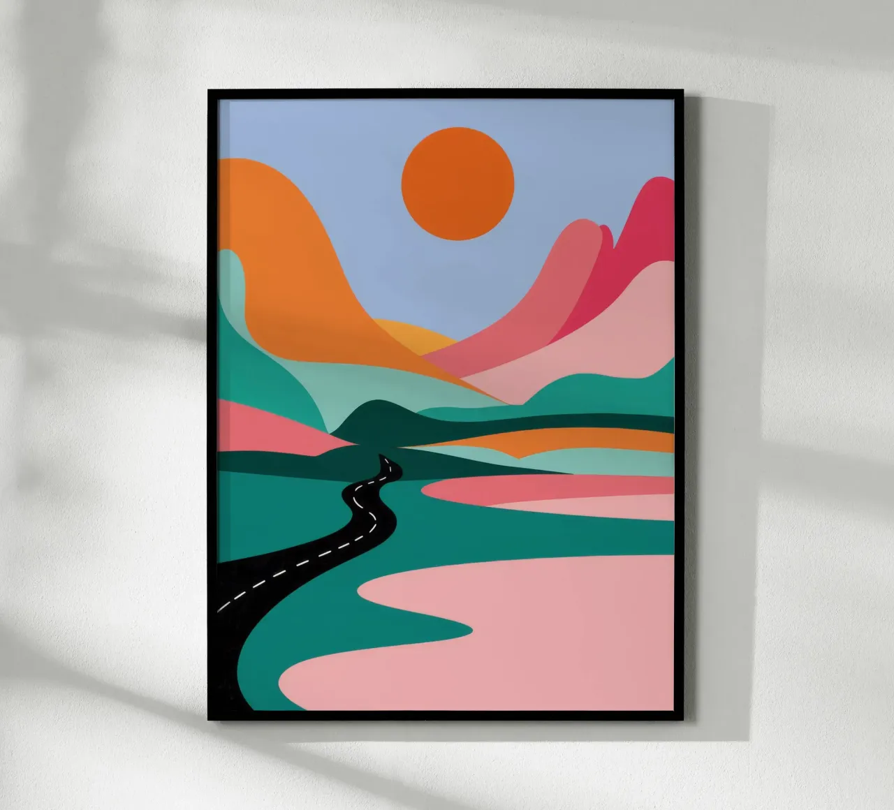 Viaggio tortuoso in pastello poster da Moonlite Desire