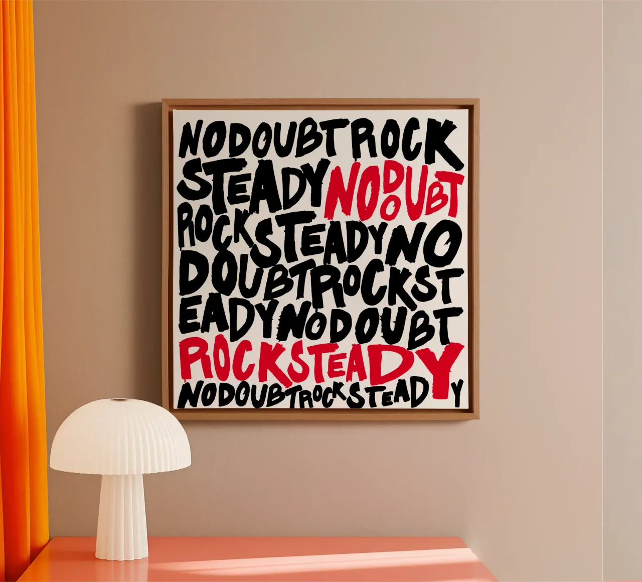 No Doubt Rocksteady canvas met Baklijst van aylaholic