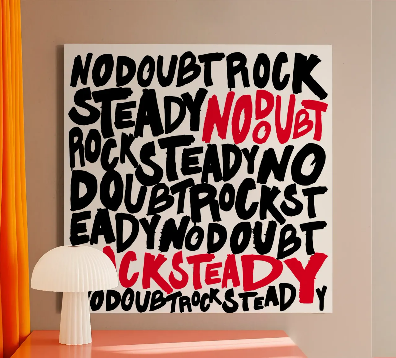 No Doubt Rocksteady canvas met Baklijst van aylaholic