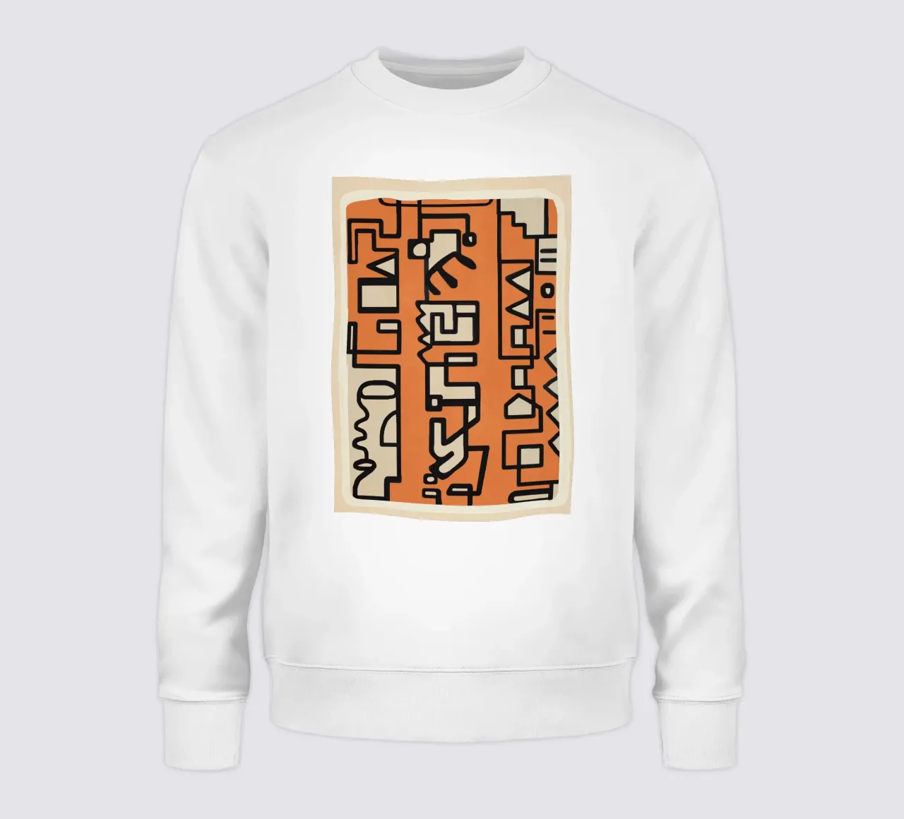 Abstract Line Movement 2 sweatshirt van Nadjaa