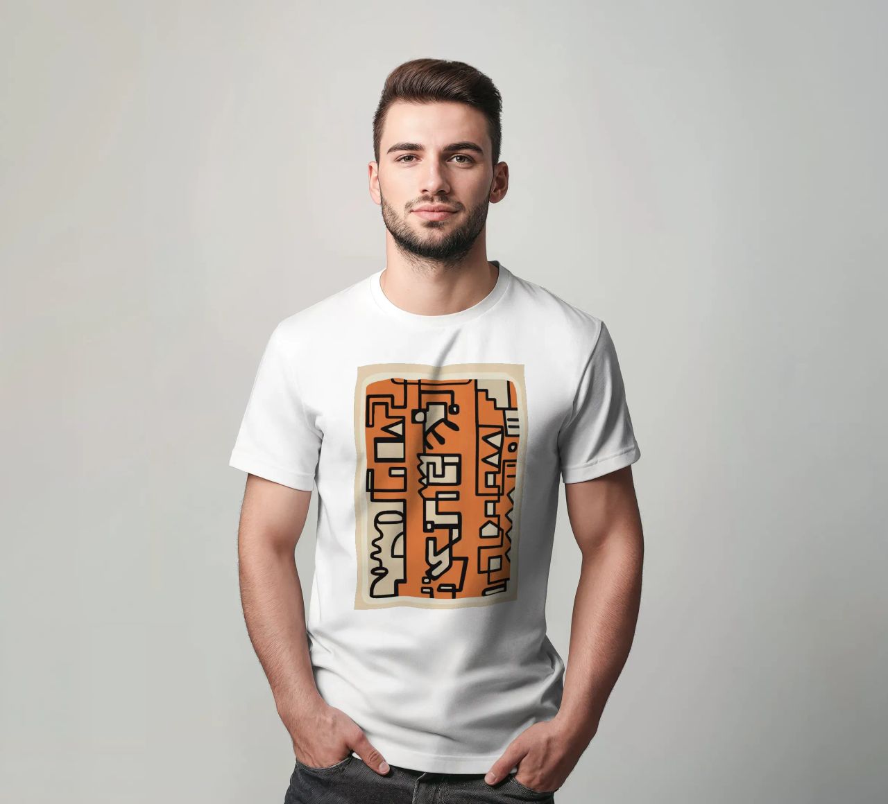 Abstract Line Movement 2 t-shirt da Nadjaa
