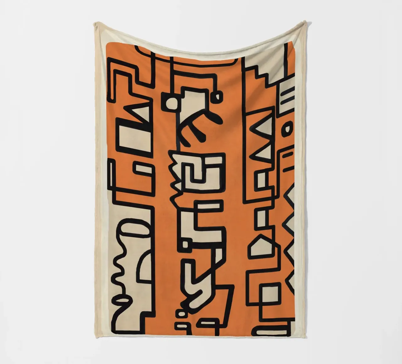 Abstract Line Movement 2 coperta in pile da Nadjaa