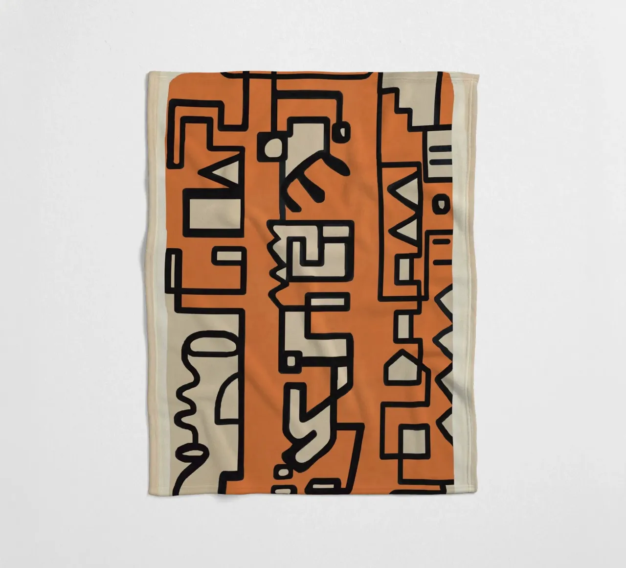 Abstract Line Movement 2 coperta in pile da Nadjaa