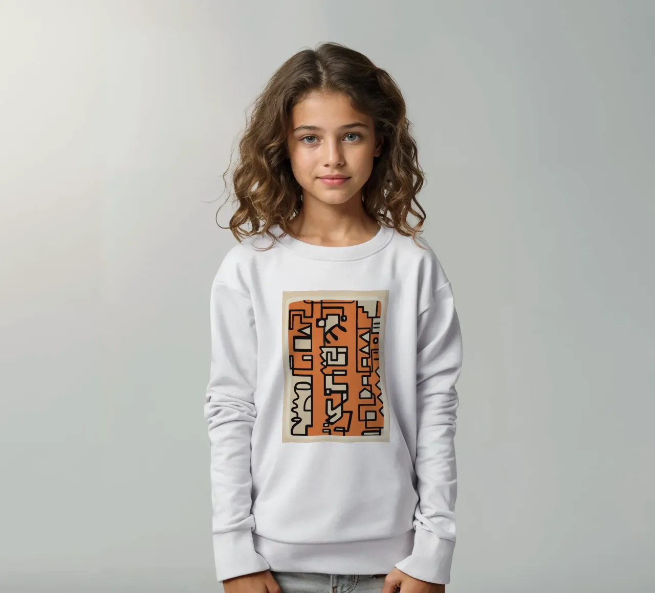 Abstract Line Movement 2 sudadera para niño de Nadjaa