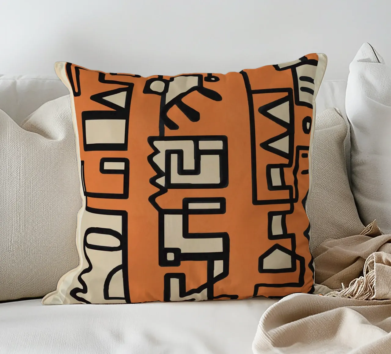 Abstract Line Movement 2 cuscino da Nadjaa