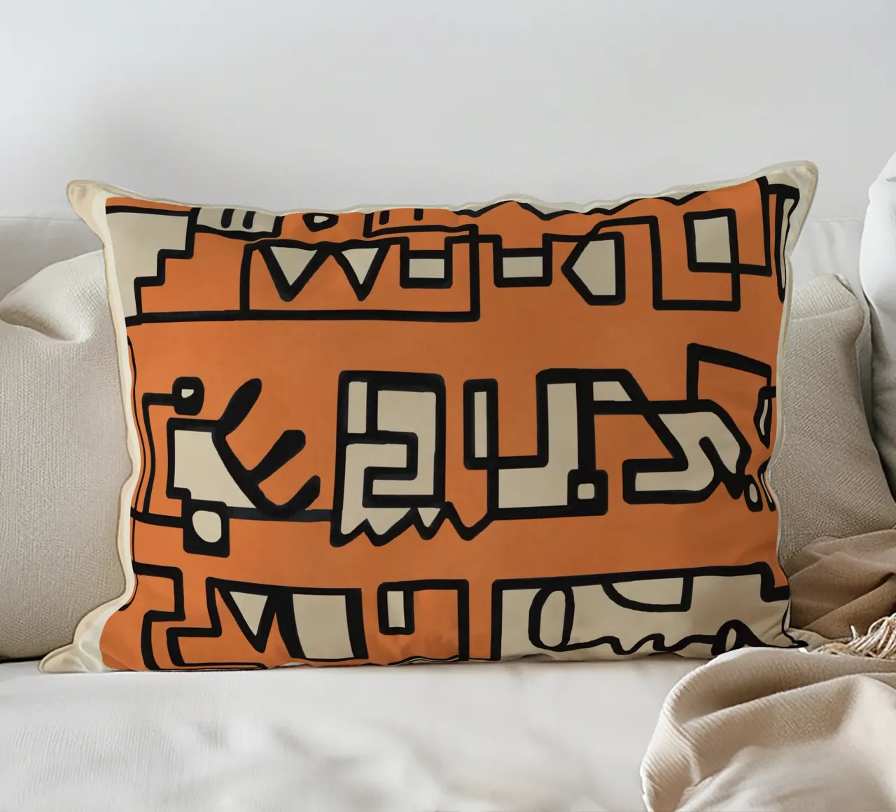 Abstract Line Movement 2 cuscino da Nadjaa