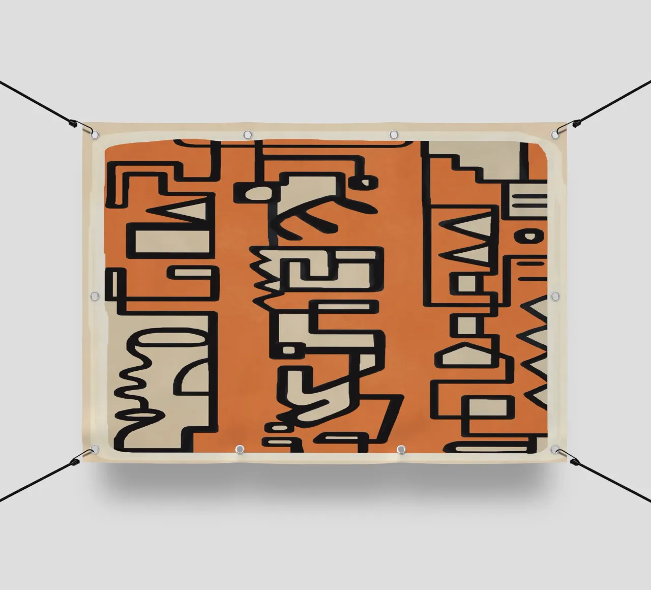 Abstract Line Movement 2 telo in pvc da Nadjaa