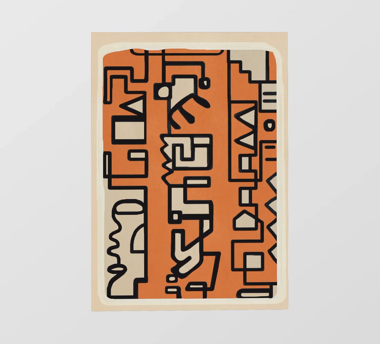 Abstract Line Movement 2 telo in pvc da Nadjaa