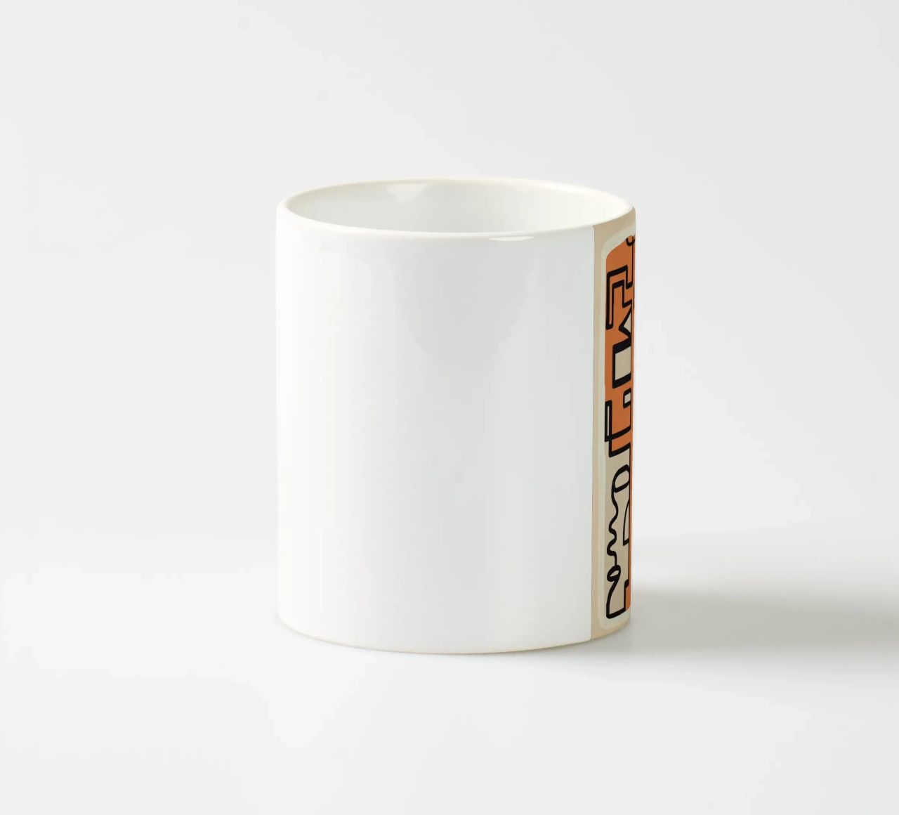 Abstract Line Movement 2 tazza in ceramica da Nadjaa