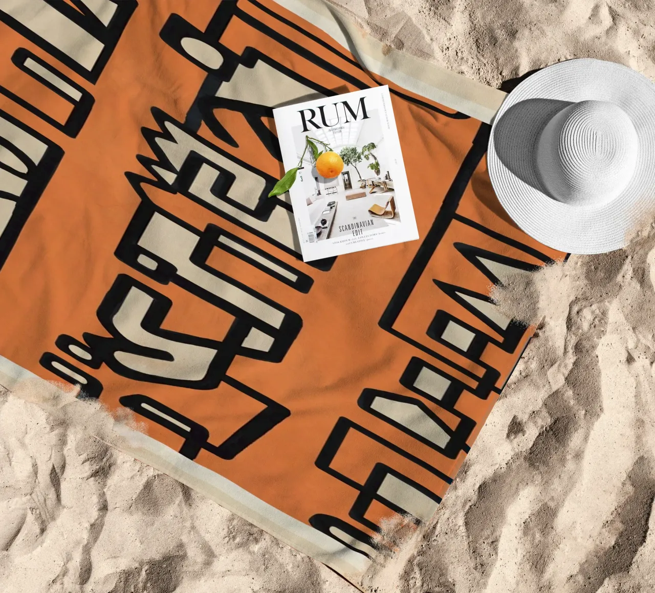 Abstract Line Movement 2 beach towel by Nadjaa
