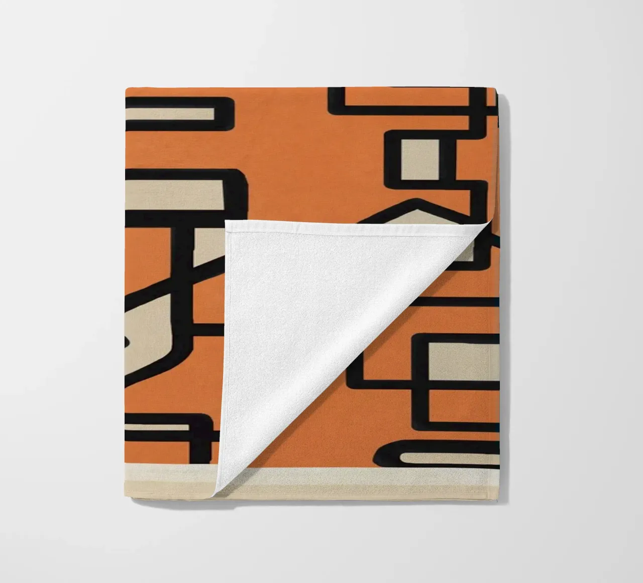 Abstract Line Movement 2 beach towel by Nadjaa