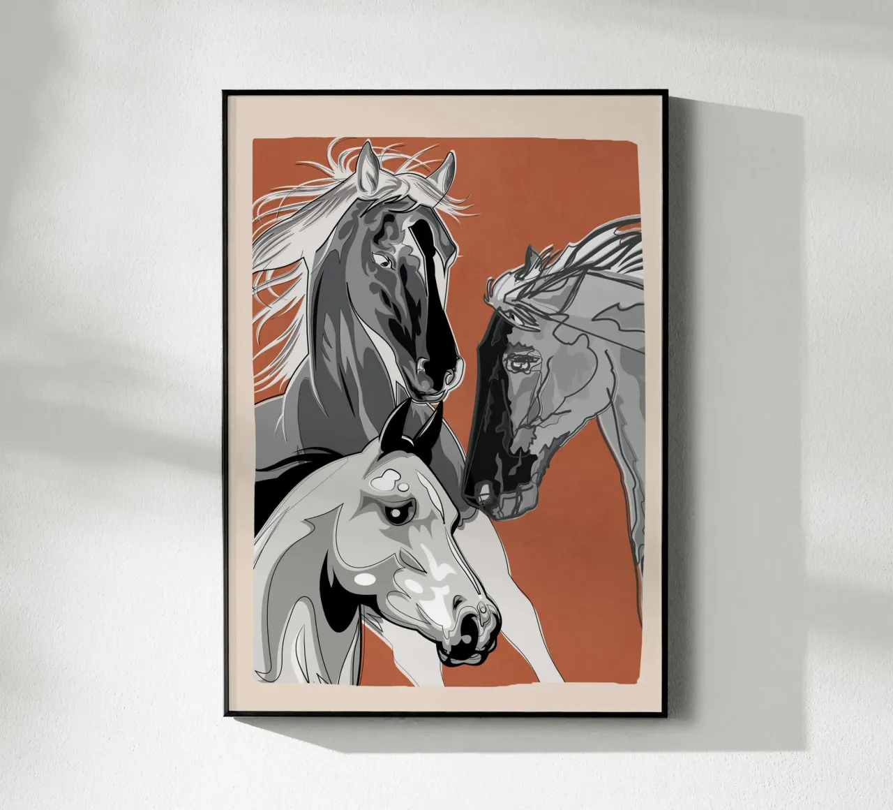 Horses 2 plexiglass da Nadjaa