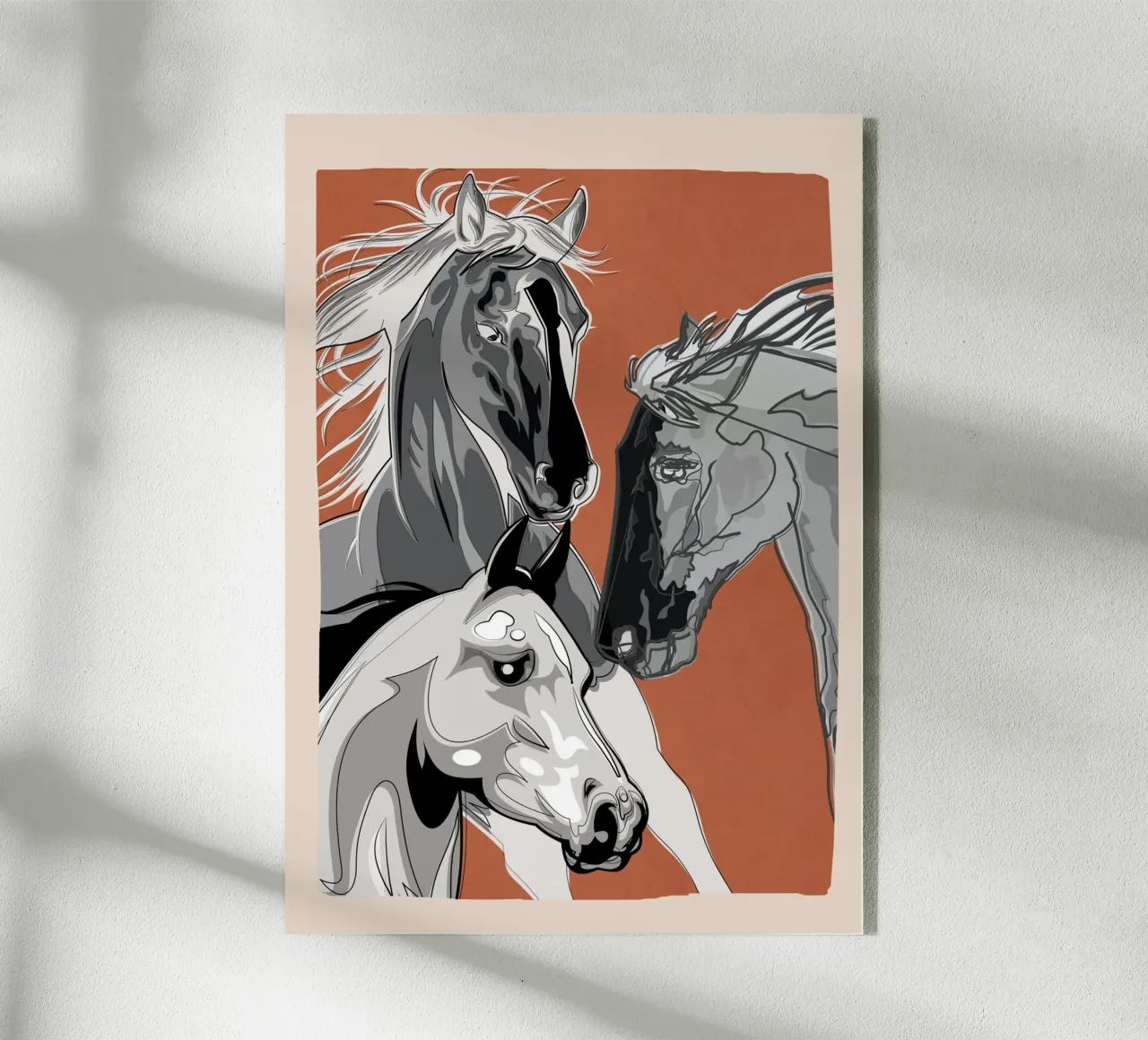 Horses 2 plexiglass da Nadjaa