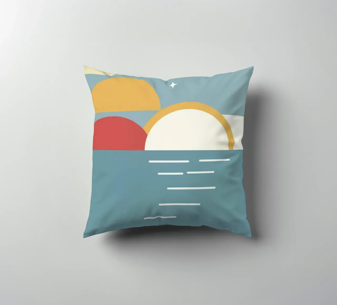 Celestial Twilight Ripple decorative cushion by Moonlite Desire