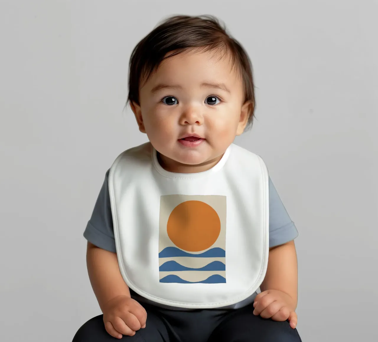 Giant Orb Embrace baby bib by Moonlite Desire