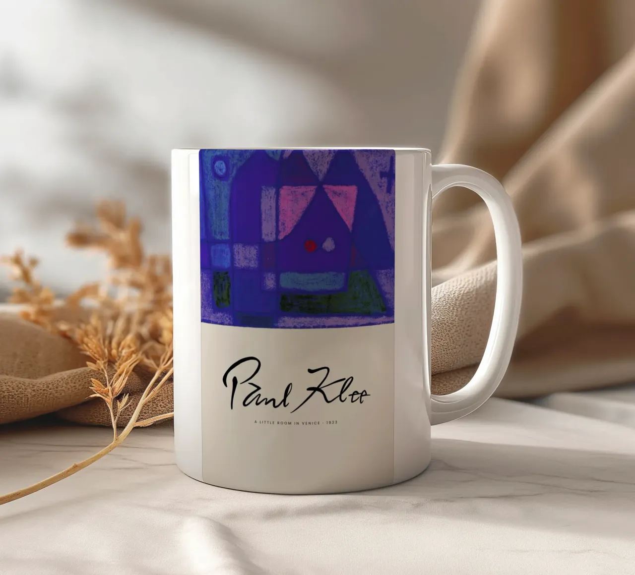 Klee - A Little Room In Venice tazza in ceramica da Vintage by JUNIQE