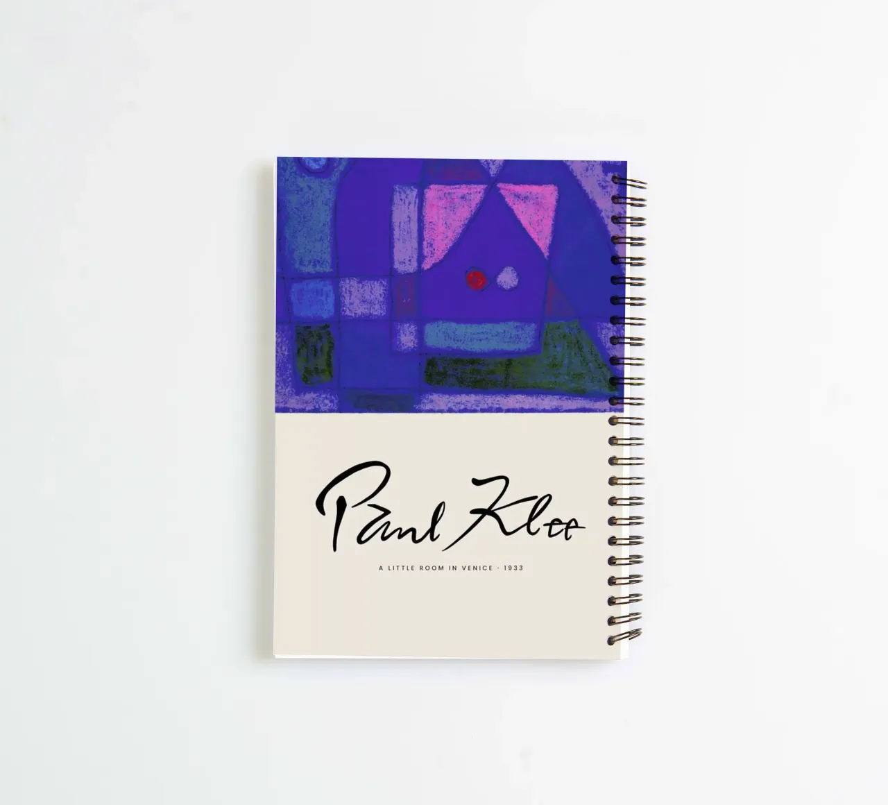 Klee - A Little Room In Venice spiral notebook by Vintage by JUNIQE