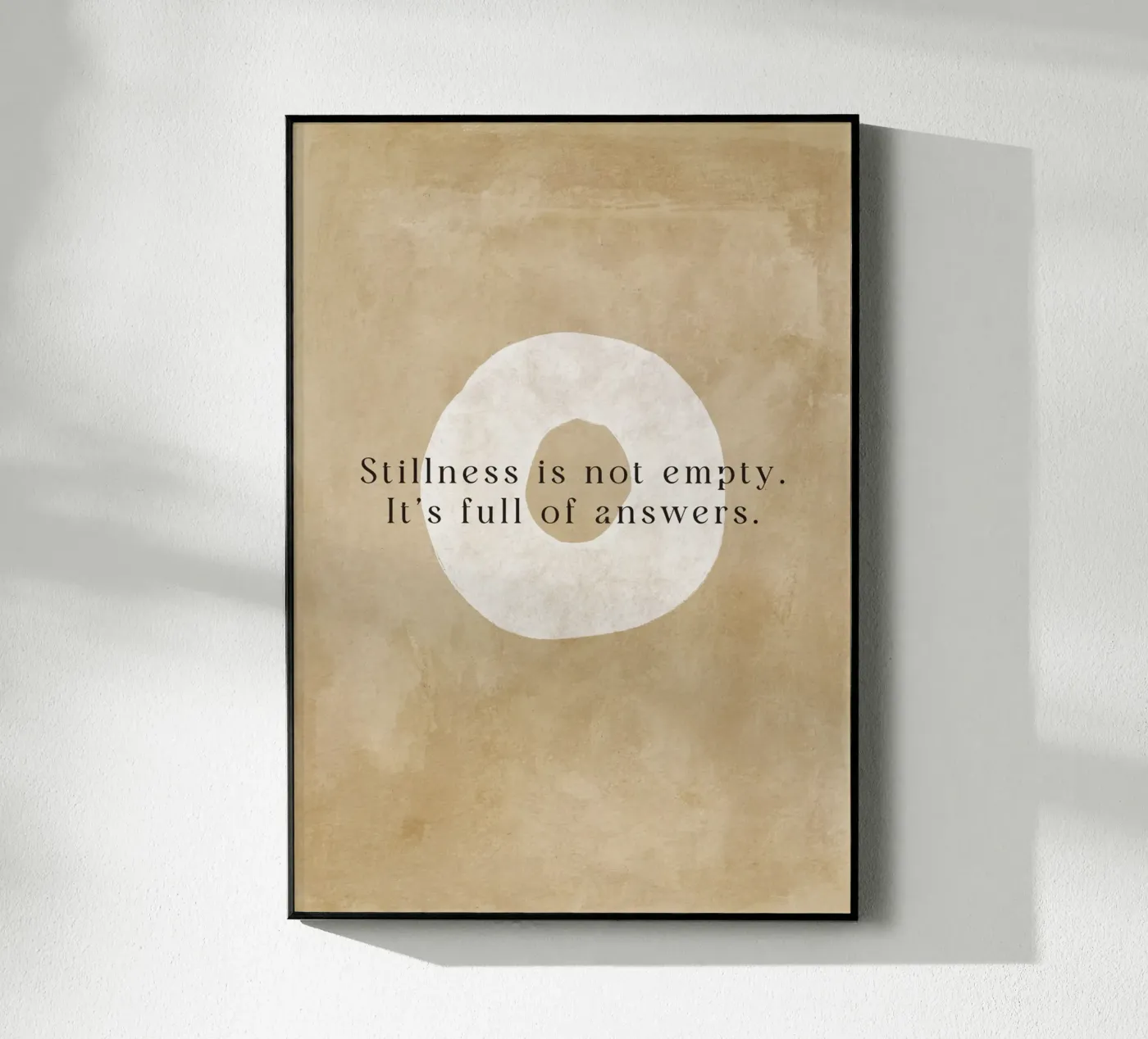Stillness Is Not Empty plexiglass da treechild