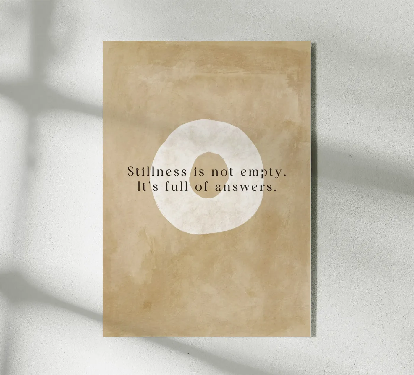 Stillness Is Not Empty plexiglass da treechild