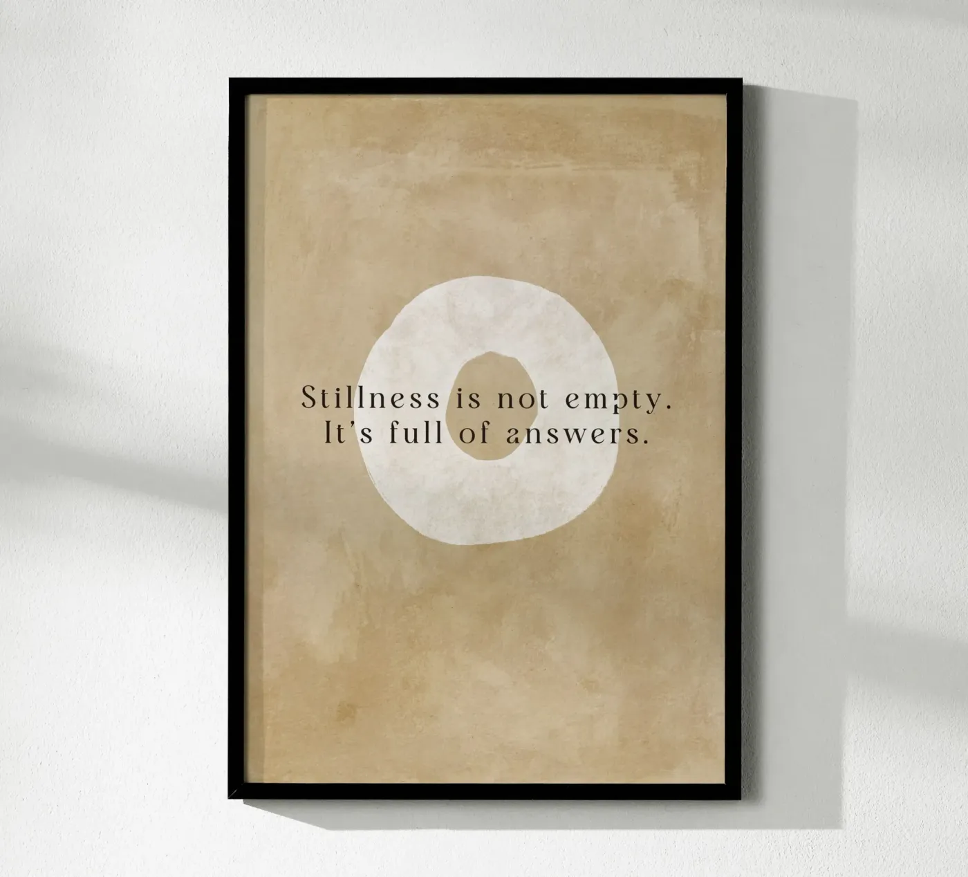 Stillness Is Not Empty poster da treechild