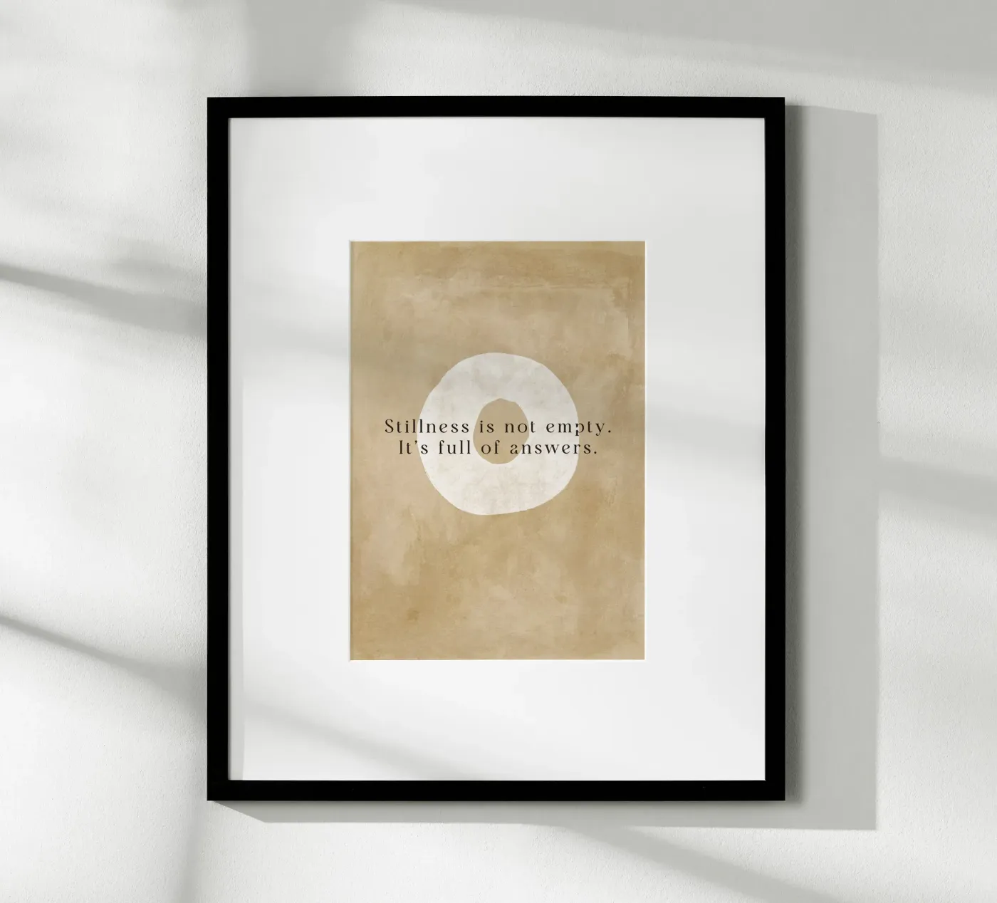 Stillness Is Not Empty poster da treechild
