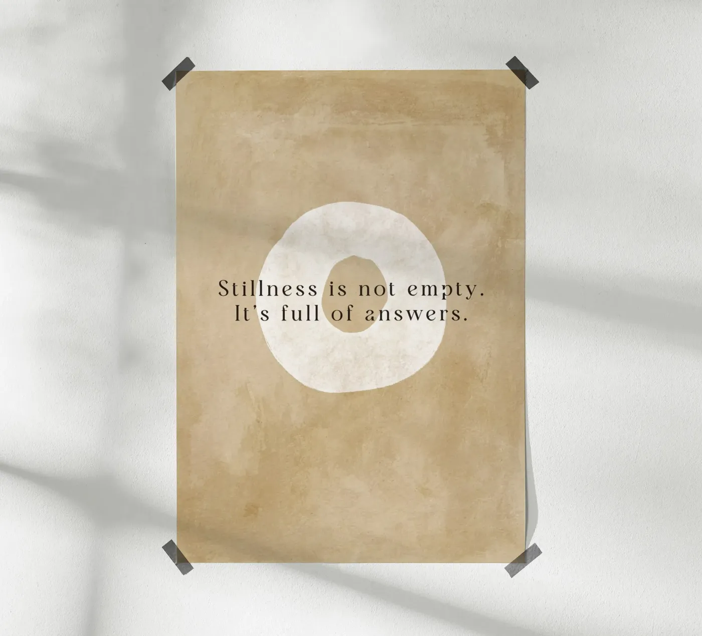 Stillness Is Not Empty poster da treechild