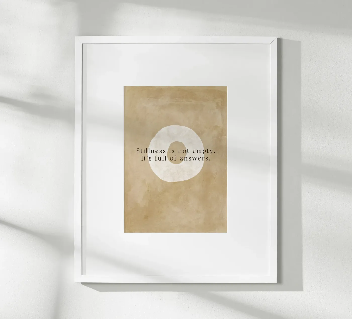 Stillness Is Not Empty poster da treechild