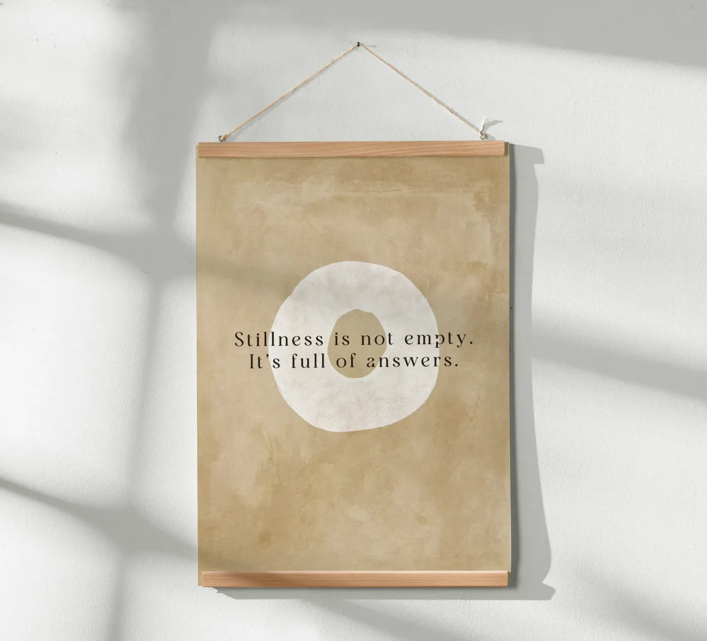 Stillness Is Not Empty poster da treechild